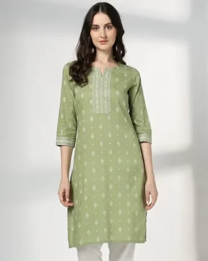 Women Printed Straight Kurta